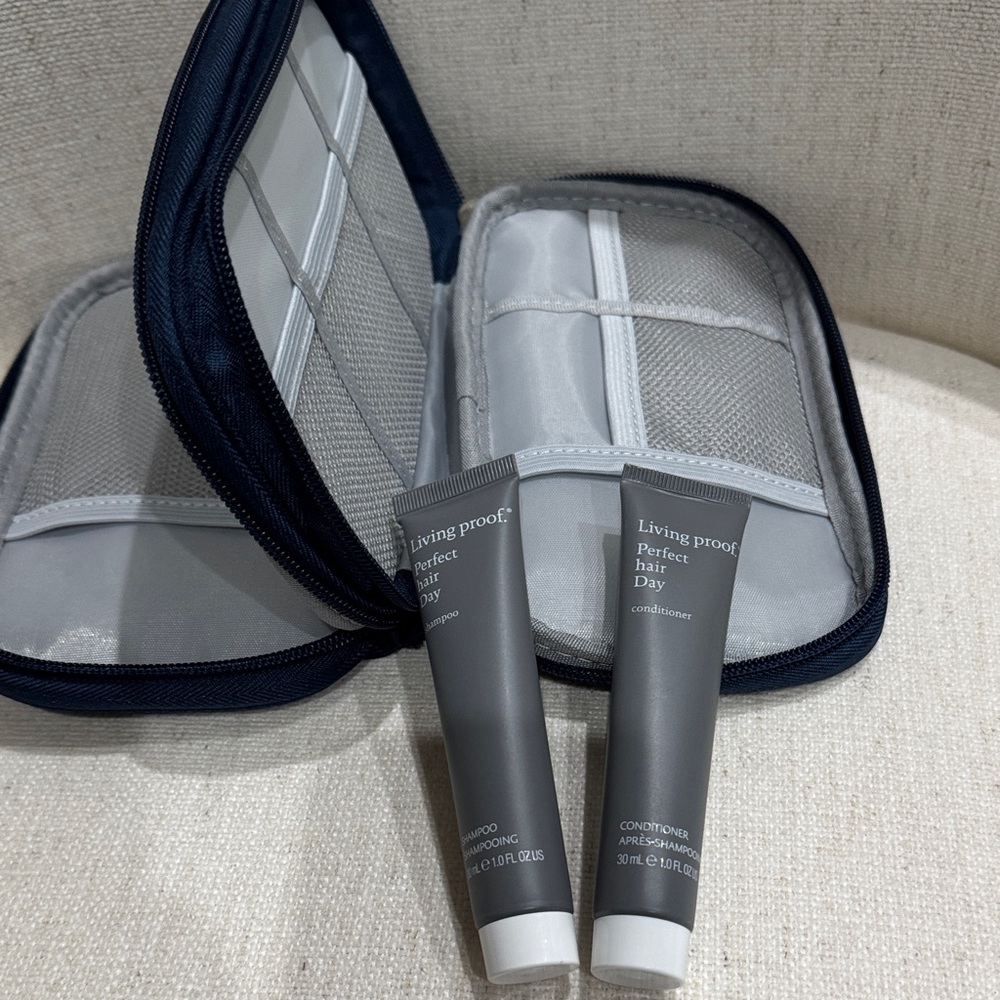 Living Proof Perfect Hair Day Set with Blue Travel Case